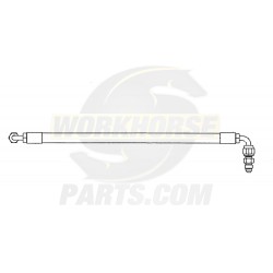 W0006663  -  Hose Asm - Park Brake Pump Front (J72)